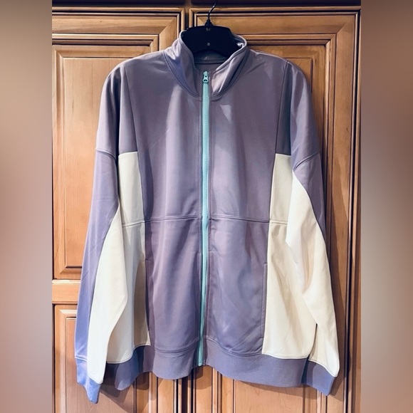 NWOT Spirit Jersey Sporty Retro Track Jacket - Picture 3 of 8